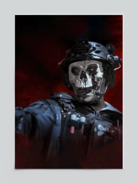 Call of Duty Modern Warfare 3 Zombie Ghost Undead Striker Poster