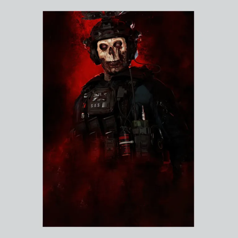 Call of Duty Modern Warfare 3 Zombie Ghost Apocalypse Edition Poster