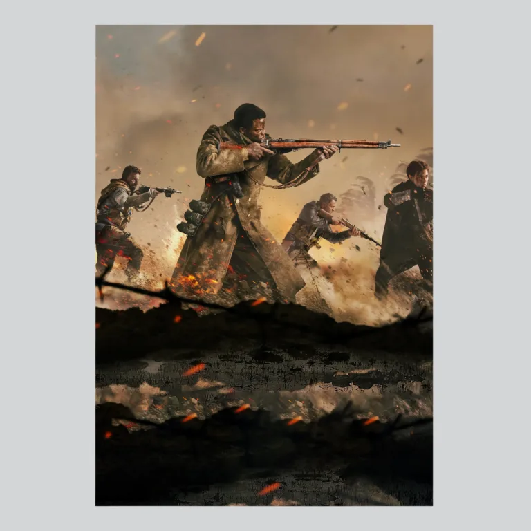 Call of Duty Vanguard Heroes of War Poster