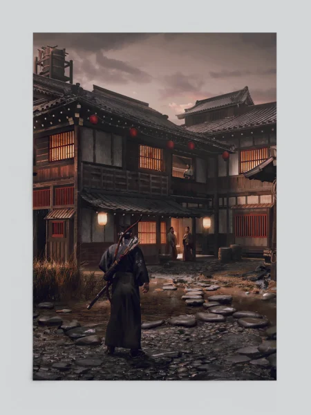 Ghost of Tsushima Village Entry Poster