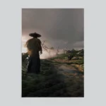 Ghost of Tsushima Jin Sakai Hero Portrait Poster