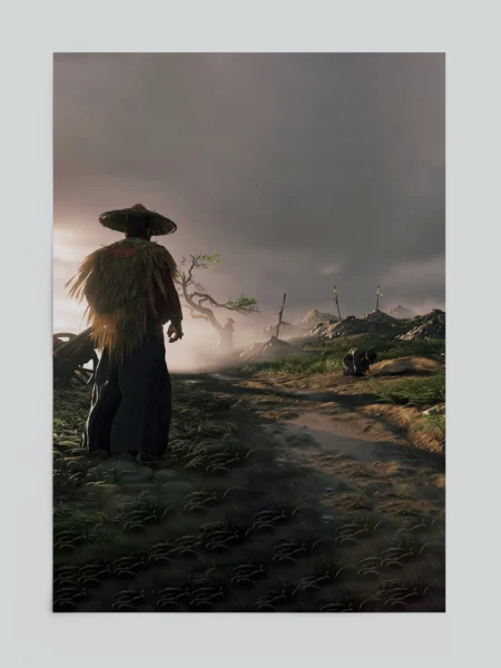 Ghost of Tsushima Jin Sakai Hero Portrait Poster