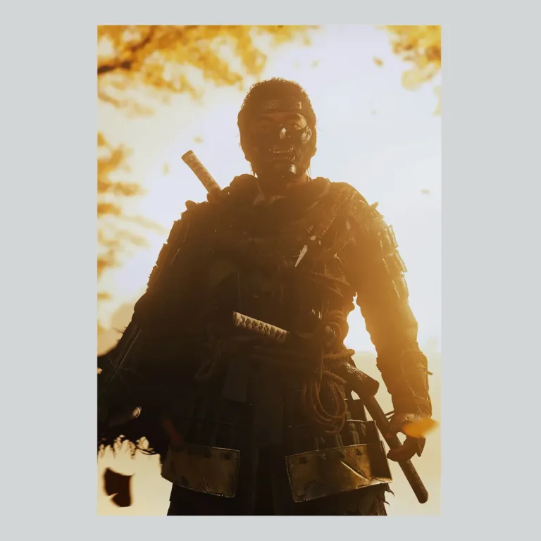 Ghost of Tsushima Jin Sakai Redemption Art Poster
