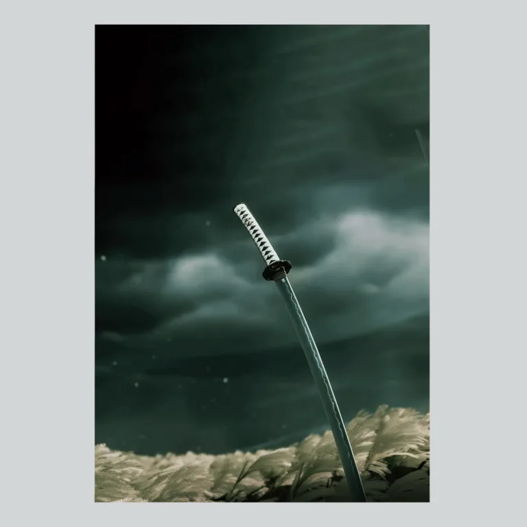 Ghost of Tsushima Title Screen Art Poster