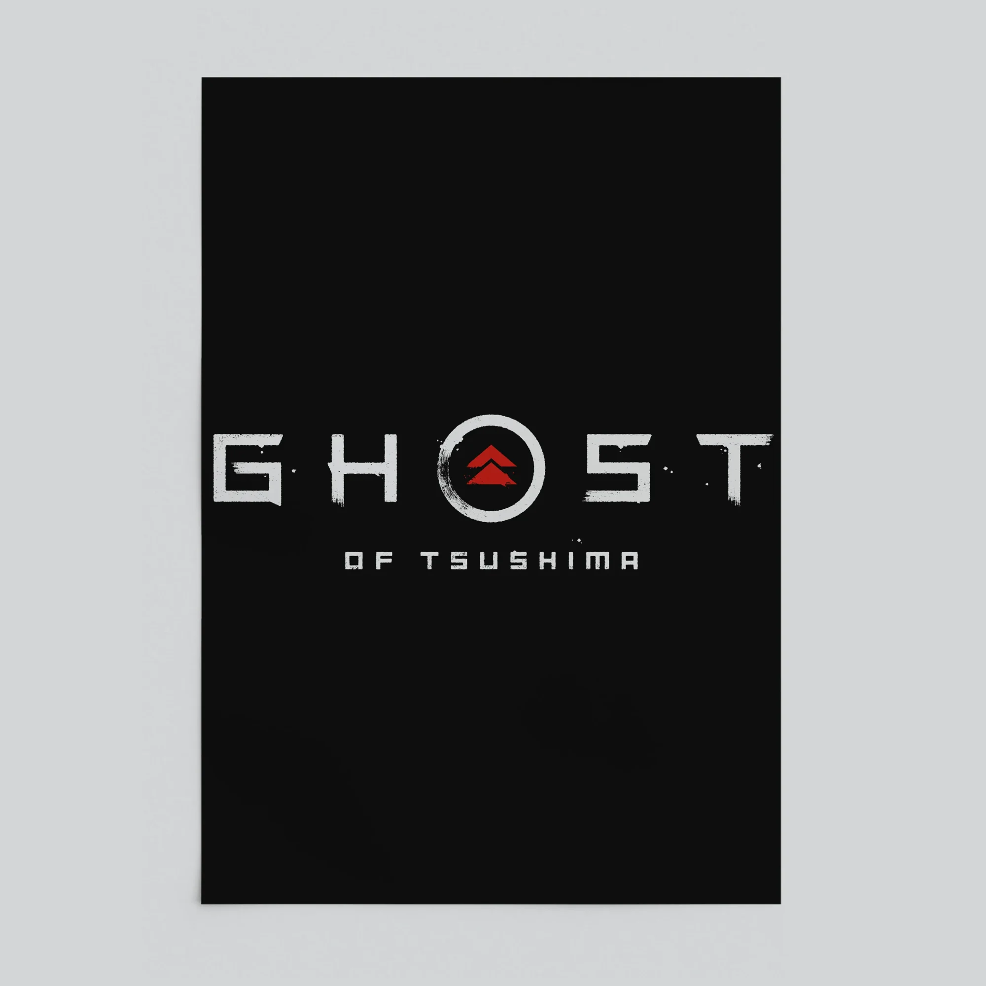 Ghost of Tsushima Classic Logo Gaming Poster