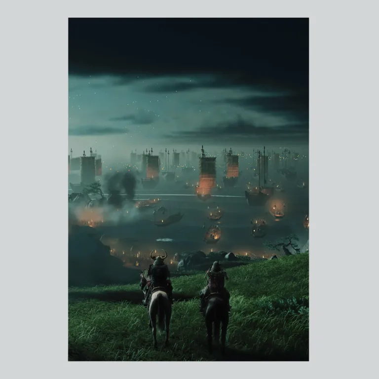 Ghost of Tsushima Samurai Legion Epic Art Poster