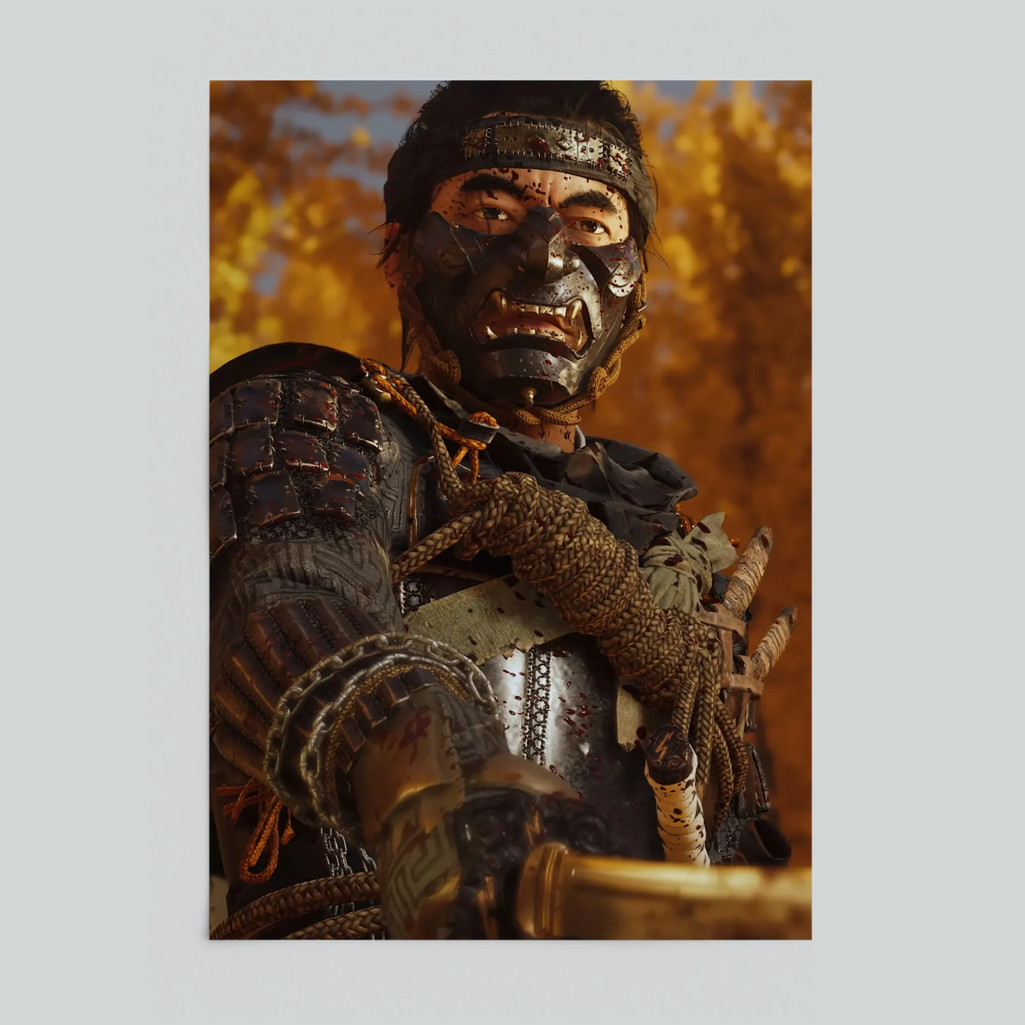 Ghost of Tsushima Honorable Warrior Art Poster