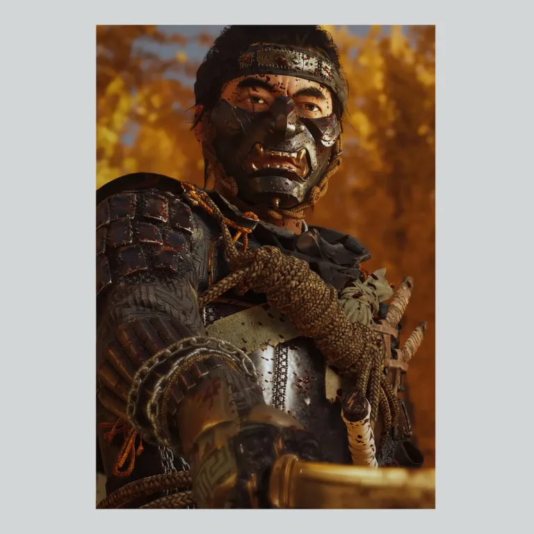 Ghost of Tsushima Honorable Warrior Art Poster