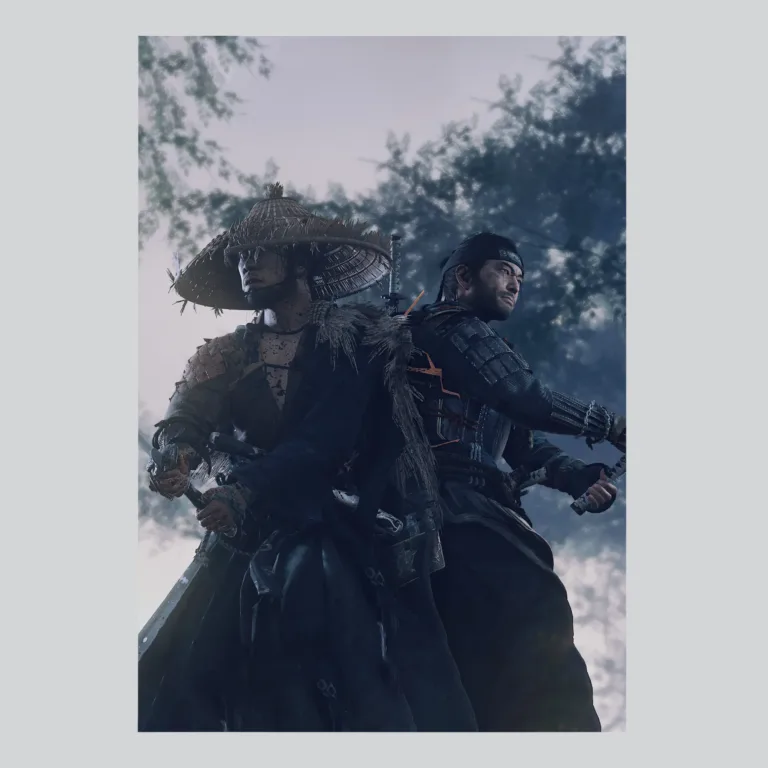 Ghost of Tsushima Sacred Blade Art Poster