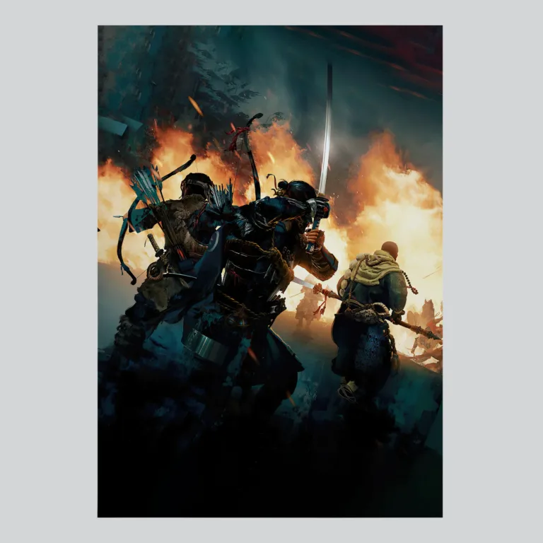 Ghost of Tsushima Epic Invasion Battle Poster