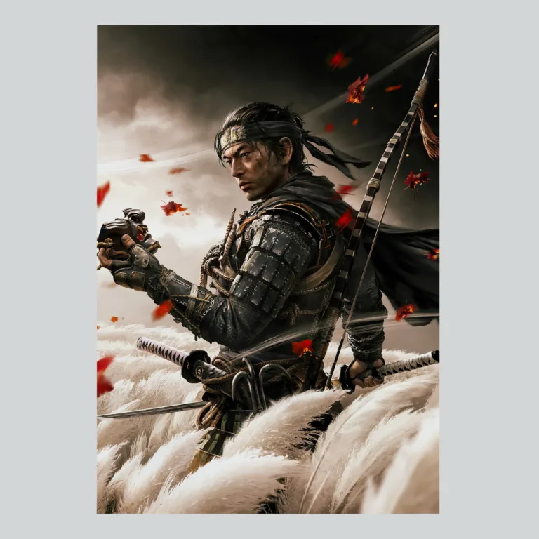 Ghost of Tsushima Noble Samurai Warrior Art Poster