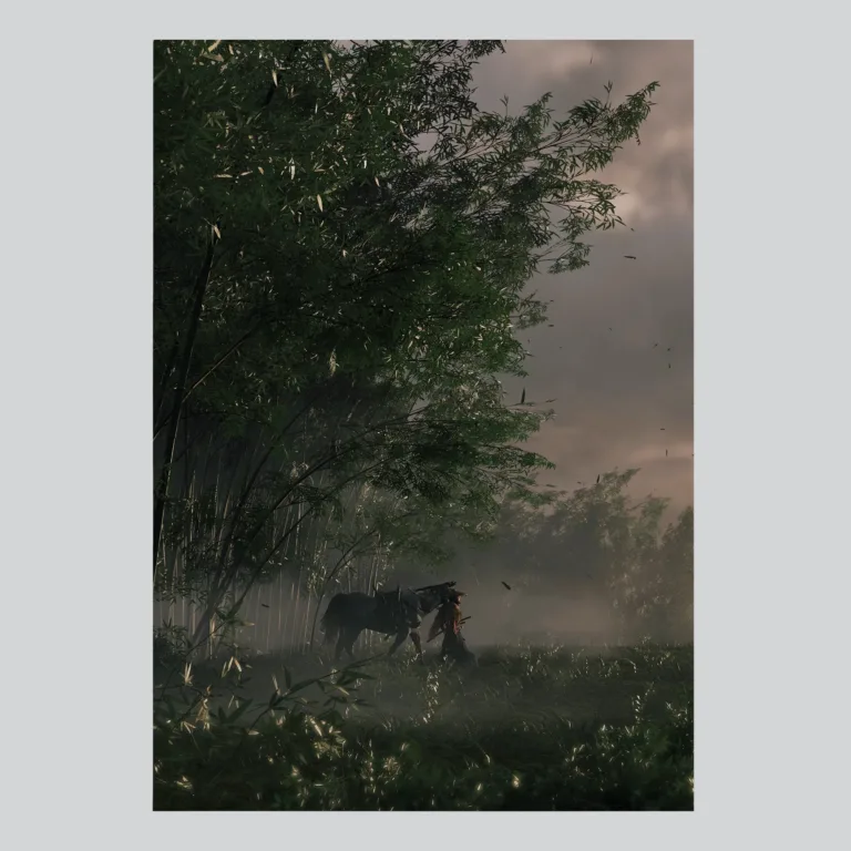 Ghost of Tsushima Mystical Landscape Art Poster