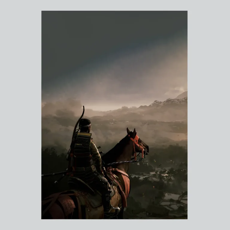 Ghost of Tsushima Epic Samurai Journey Wall Art Poster