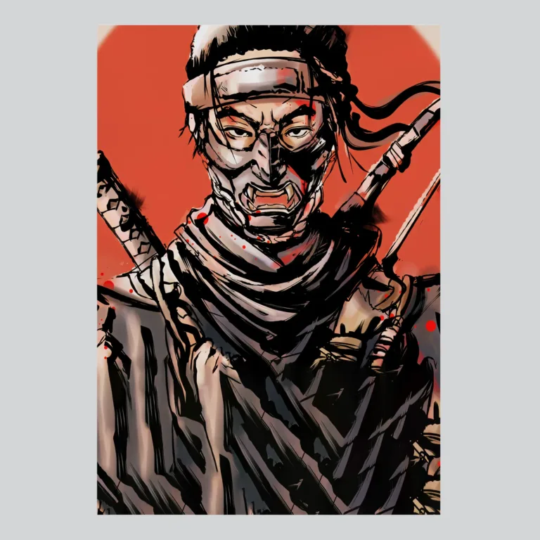Ghost of Tsushima Jin Sakai Destiny Art Poster