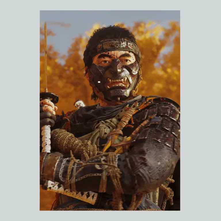 Ghost of Tsushima Blade Master Art Poster