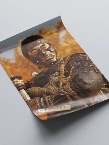 smpos178 ghost of tsushima blade master art poster product rollover