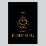 Elden Ring Fantasy Logo Design Poster