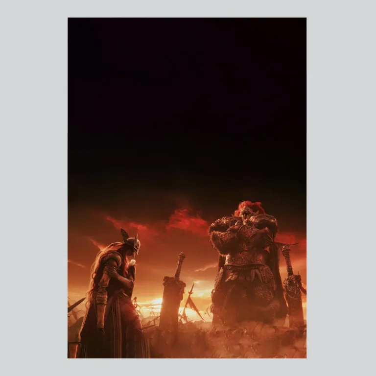 Elden Ring Malenia Warrior Stance Poster