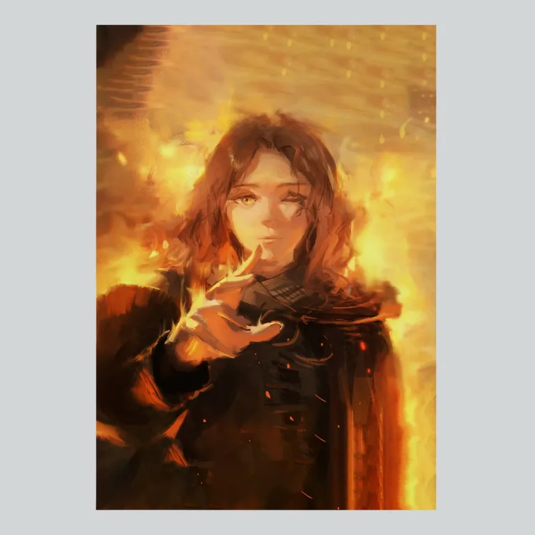 Elden Ring Melina Sacred Guide Poster