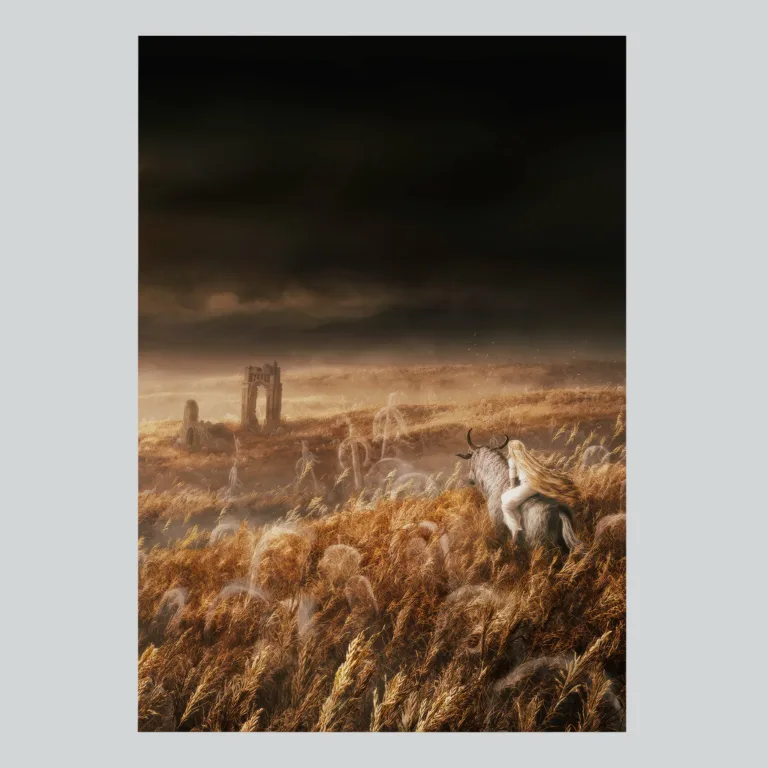 Elden Ring Shadow of the Erdtree Miquella Riding Poster