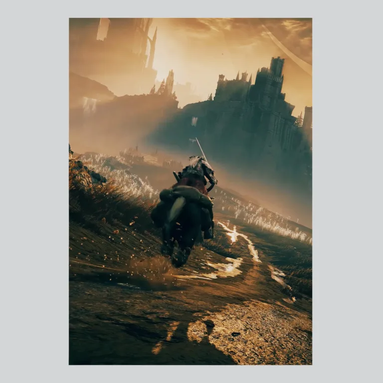 Elden Ring Shadow of the Erdtree World Journey Poster