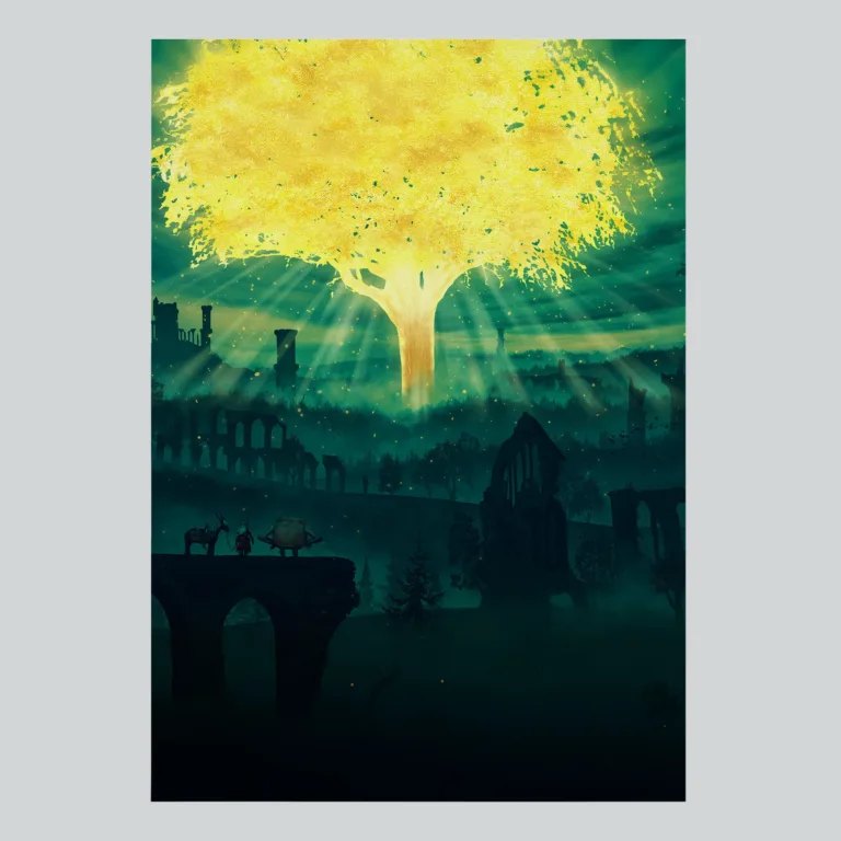 Elden Ring The Grace Given Erdtree Poster
