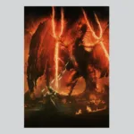 Elden Ring Lichdragon Fortissax Dragon Art Poster
