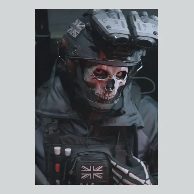 Call of Duty Modern Warfare Tactical Gear Art Poster