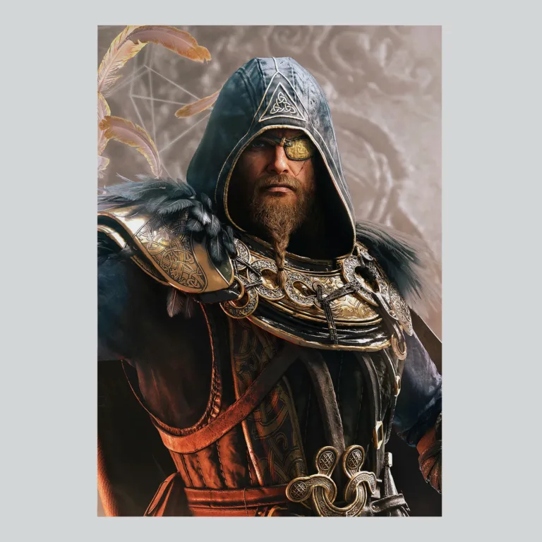 Assassins Creed Valhalla Almighty Odin Nordic Vengeance Poster