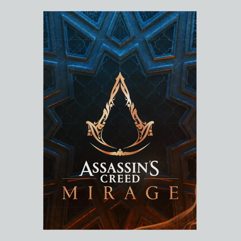 Assassins Creed Mirage Enigmatic Desert Symbol Poster