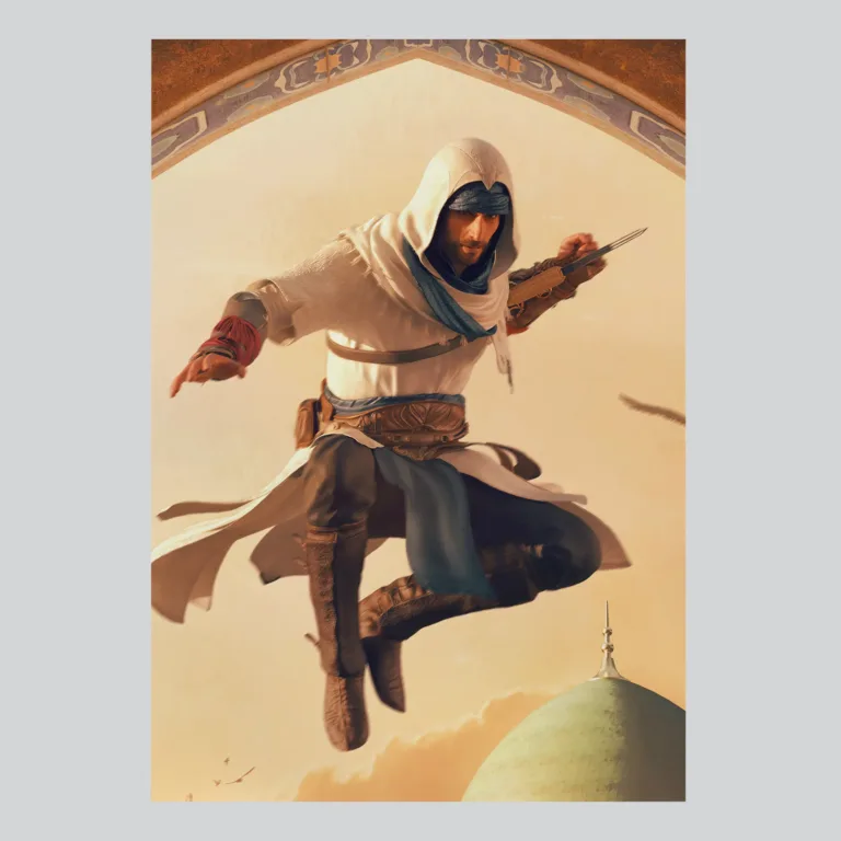 Assassins Creed Mirage Skilled Basim Lethal Arts Poster
