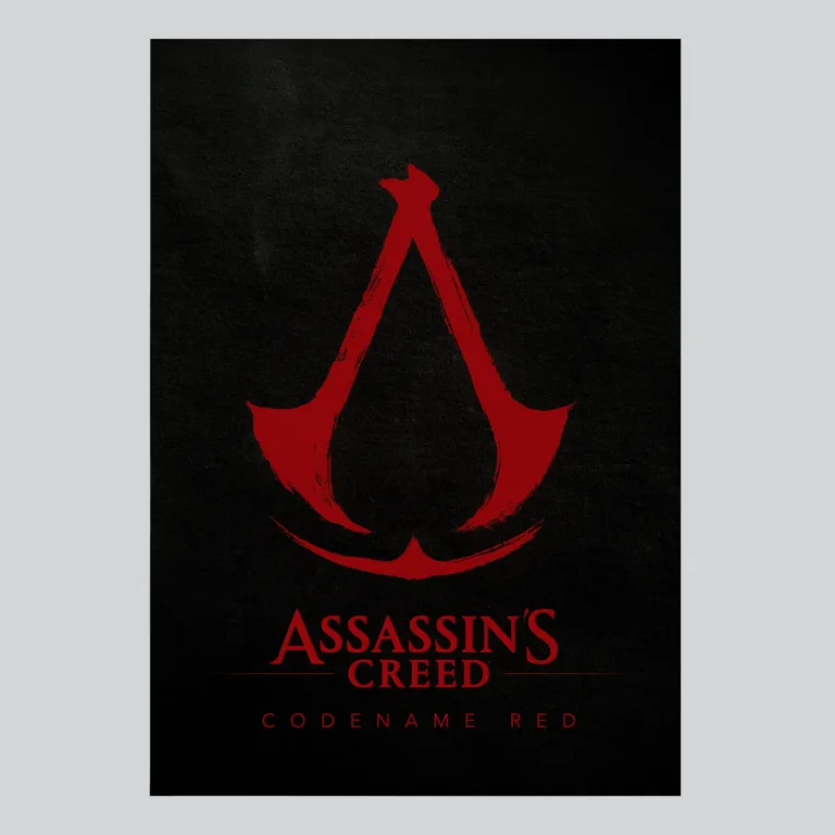 Assassins Creed Red Imperial Japanese Emblem Poster