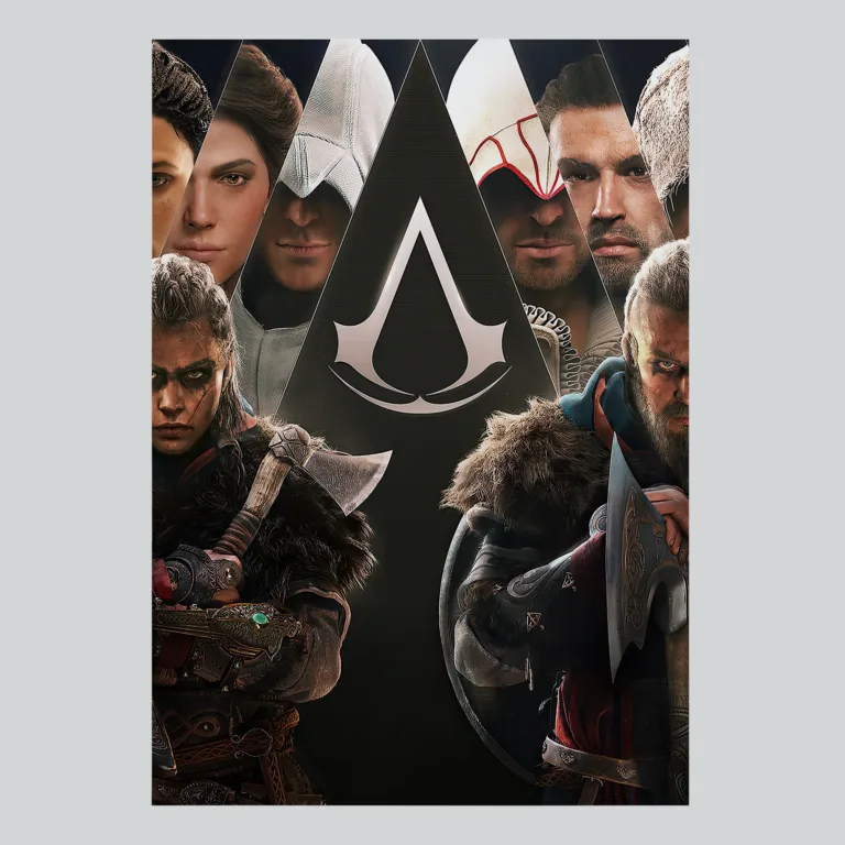 Assassins Creed Valhalla Mighty Norse Heroes Poster