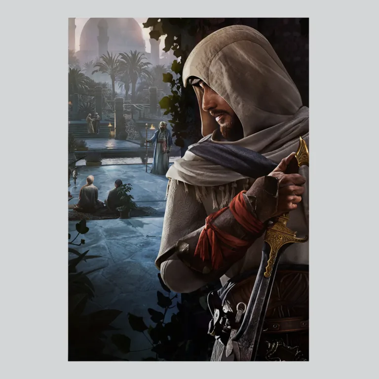 Assassins Creed Mirage Determined Basim Path Poster