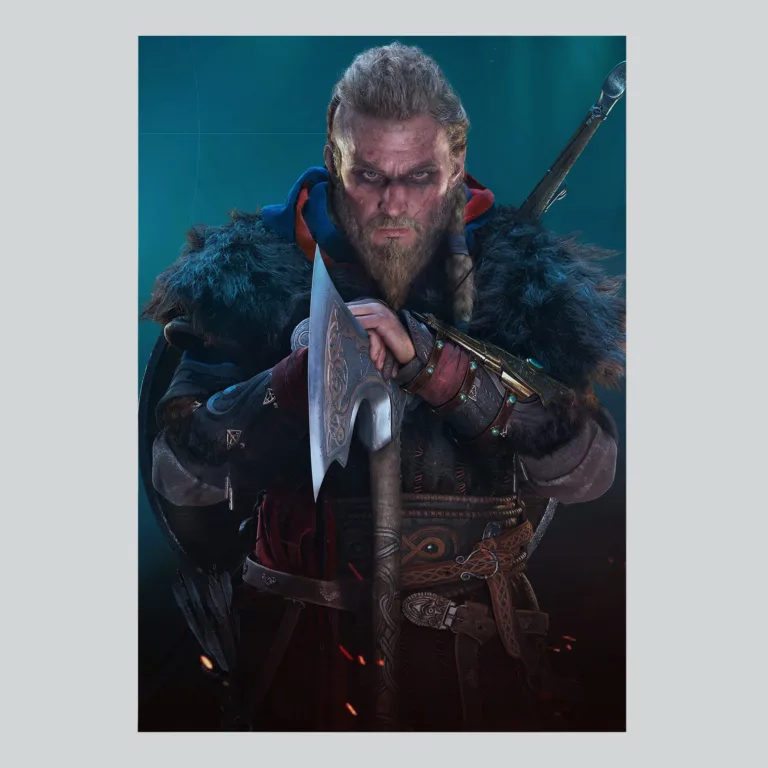 Assassins Creed Valhalla Mighty Viking Champion Poster
