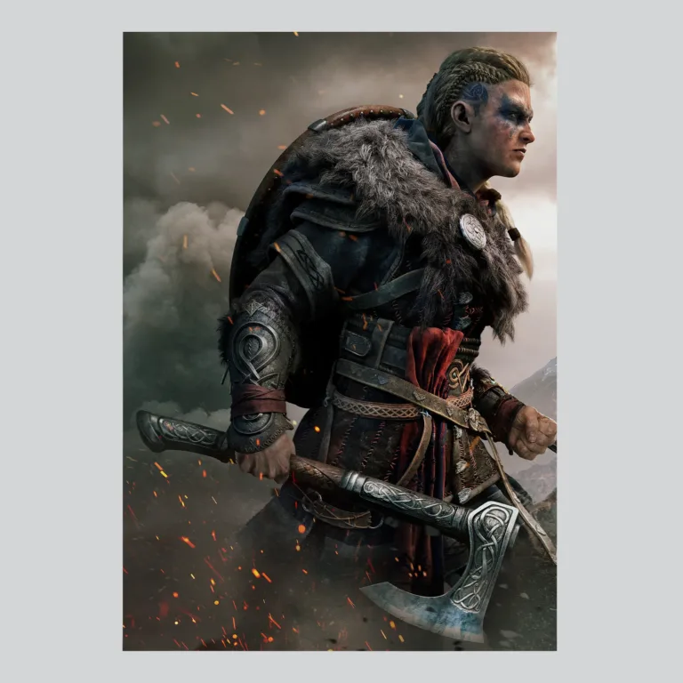 Assassins Creed Valhalla Powerful Viking Queen Poster