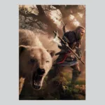 Assassins Creed Valhalla Wild Northern Beast Poster