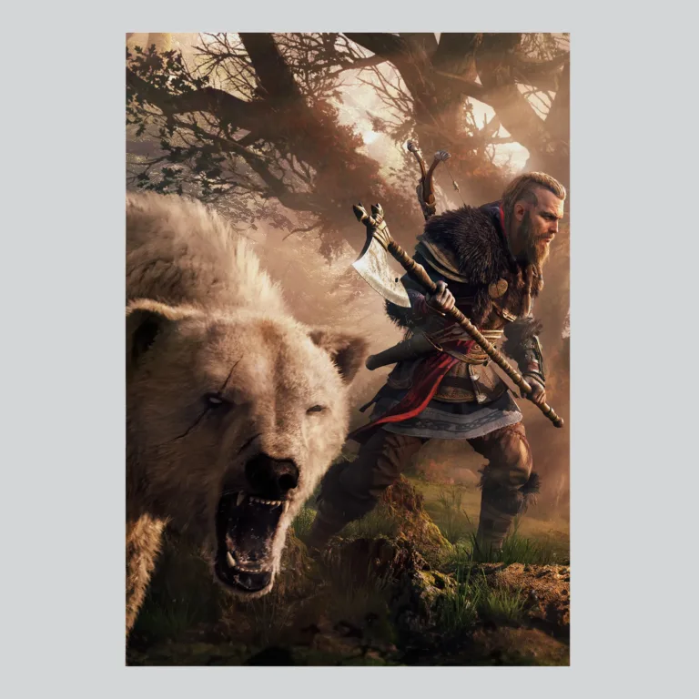 Assassins Creed Valhalla Wild Northern Beast Poster