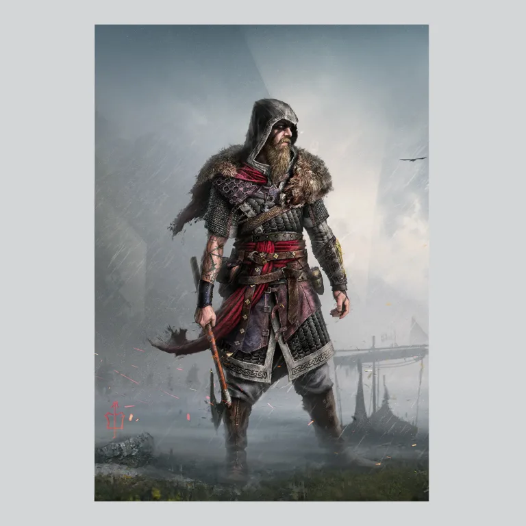 Assassins Creed Valhalla Defiant Norse Hero Poster
