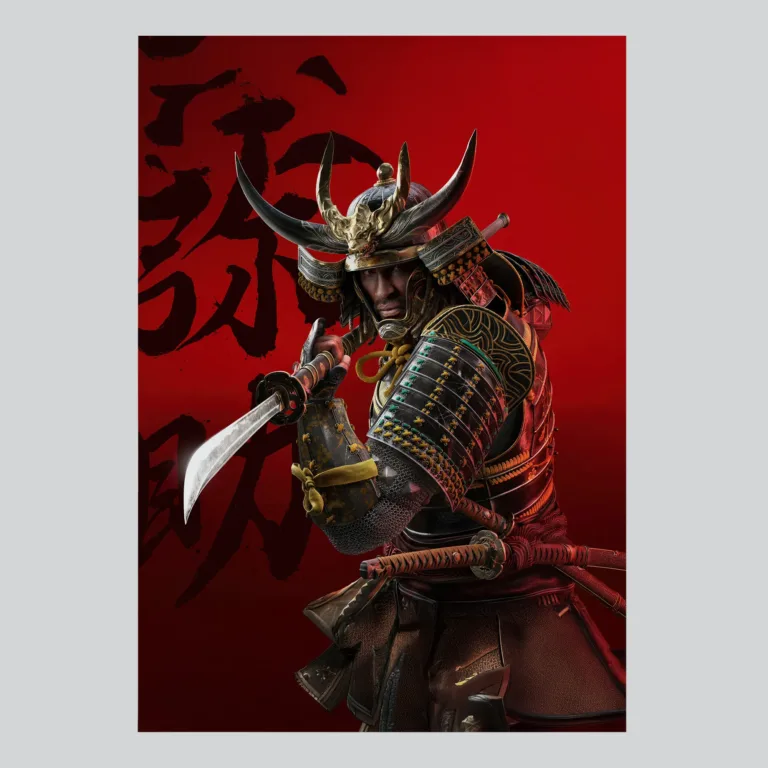 Assassins Creed Shadows Legendary African Samurai Poster