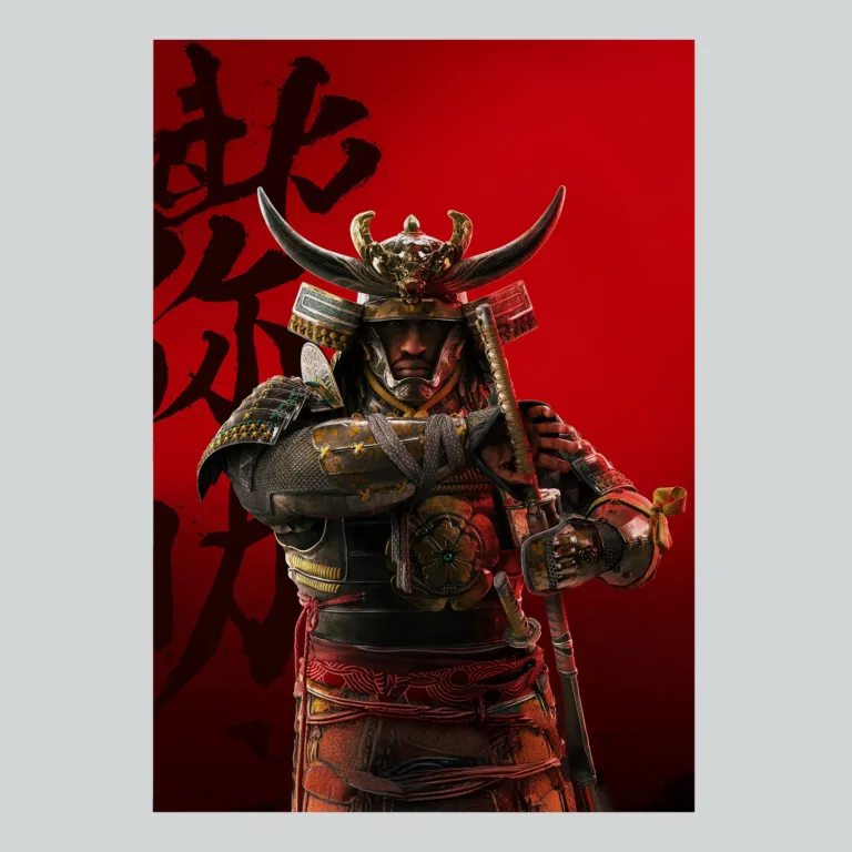 Assassins Creed Shadows Noble Yasuke Battle Poster