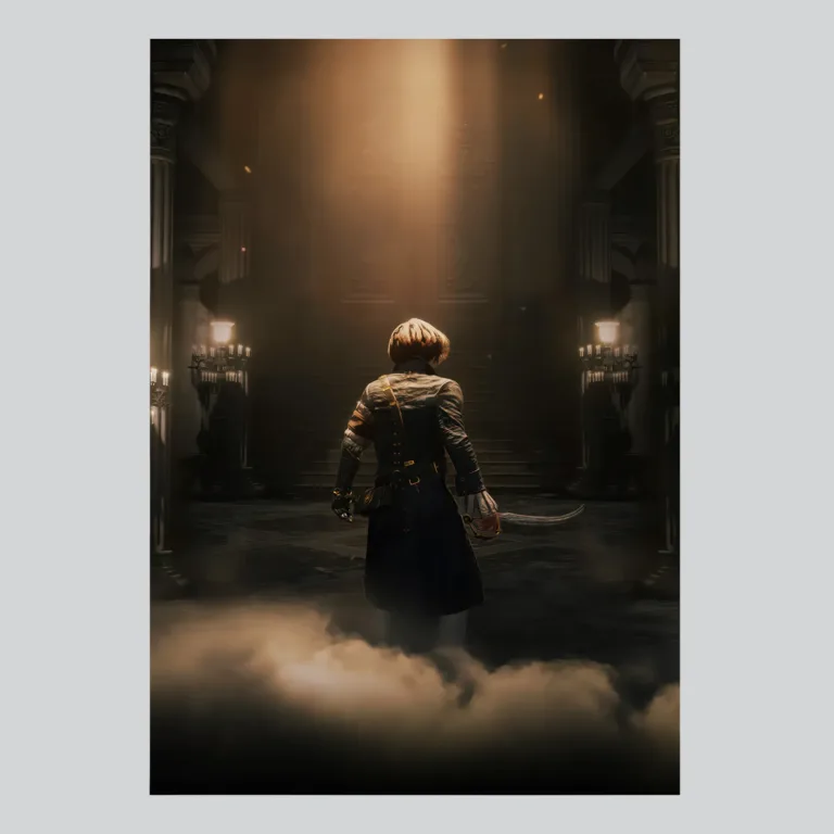 Mysterious Lies of P Dark Atmosphere Gaming Poster