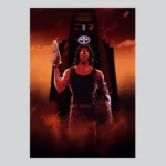 Cyberpunk 2077 Johnny Silverhand Keanu Reeves Character Poster