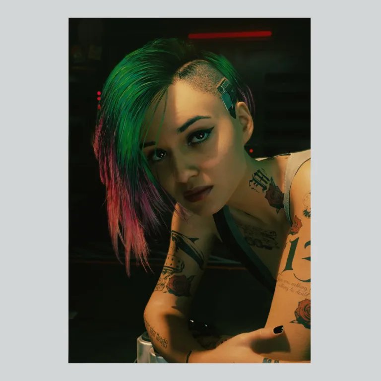 Cyberpunk 2077 Judy Alvarez Braindance Expert Home Poster