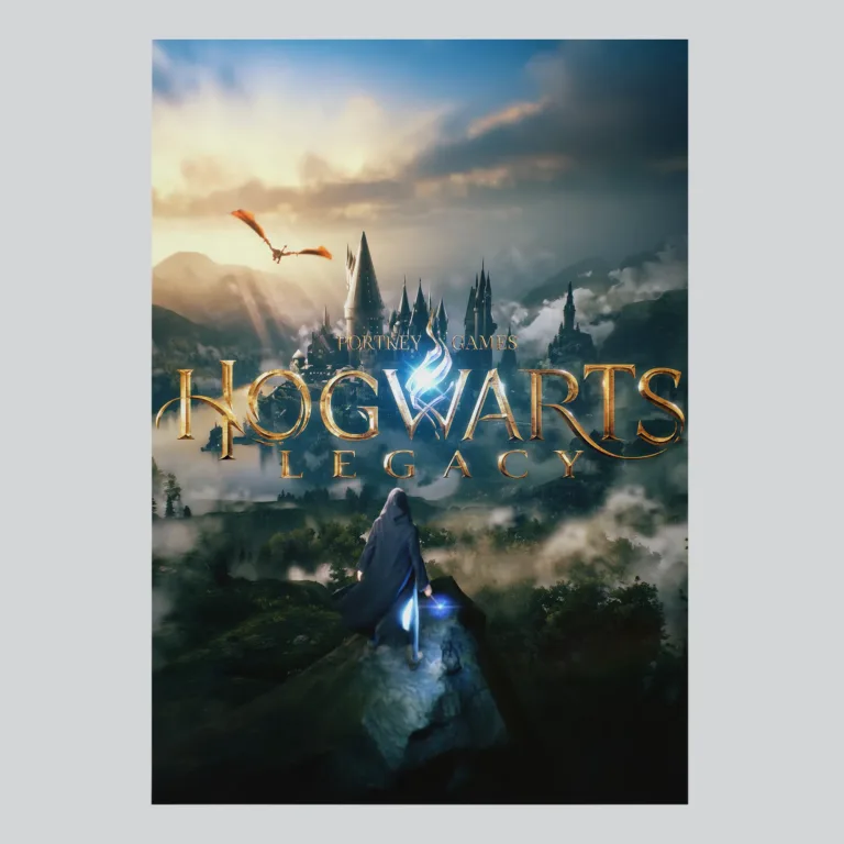 Hogwarts Legacy Magical Combat Scene Poster