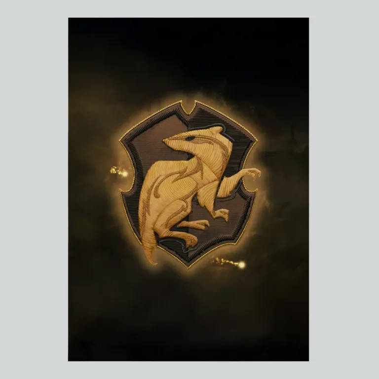 Hogwarts Legacy Hufflepuff House Crest Poster