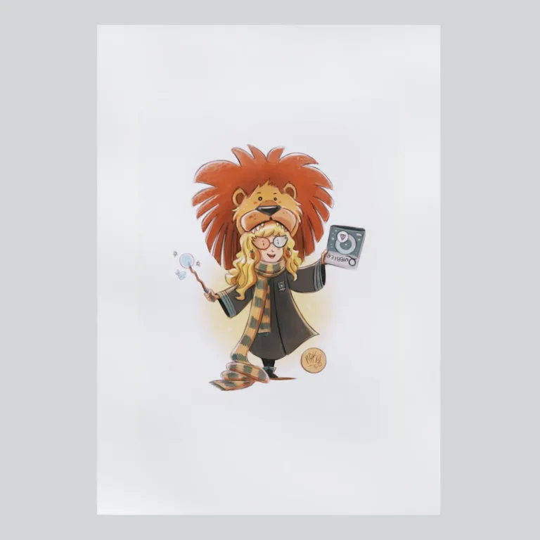 Hogwarts Legacy Luna Lovegood Character Art Poster