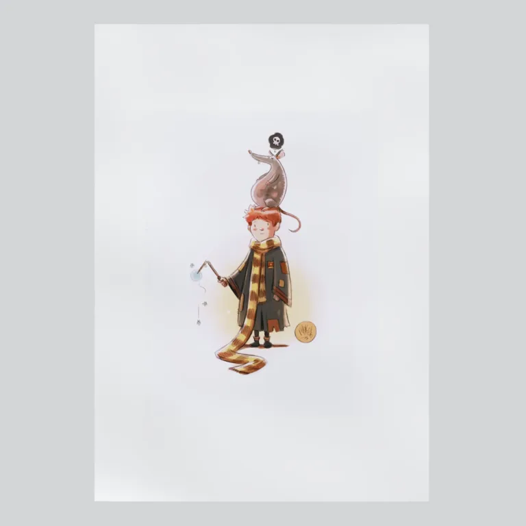 Hogwarts Legacy Ron Weasley Character Art Poster