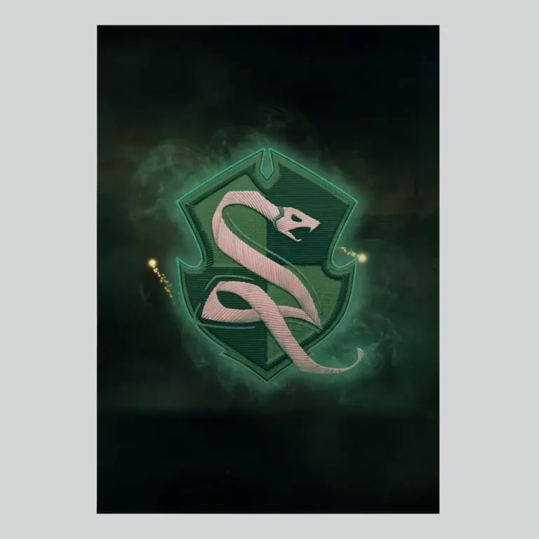 Hogwarts Legacy Slytherin House Crest Poster