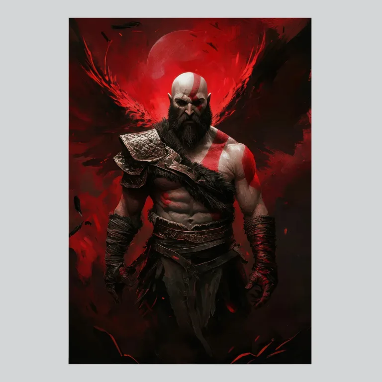 God of War Classic Kratos Pose Poster